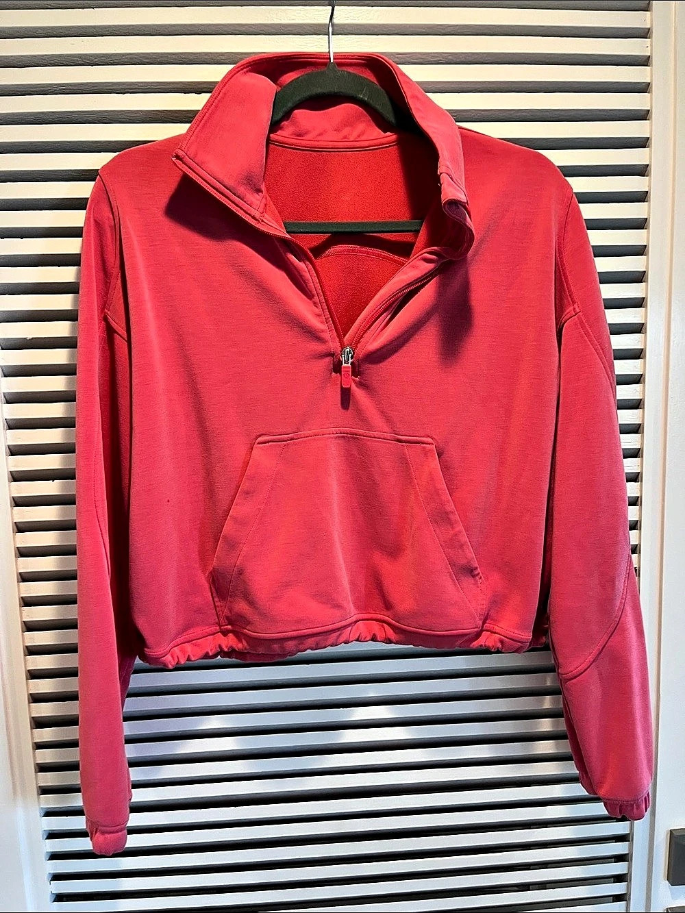 lululemon Brushed Softstreme Half Zip Pink Size 6